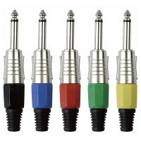 6.3 mm. Jackplug mono, Nickel housing