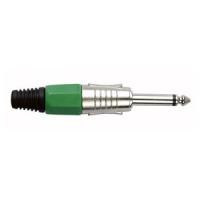 6.3 mm. Jackplug mono, Nickel housing