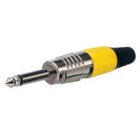 6.3 mm. Jackplug mono, Nickel housing
